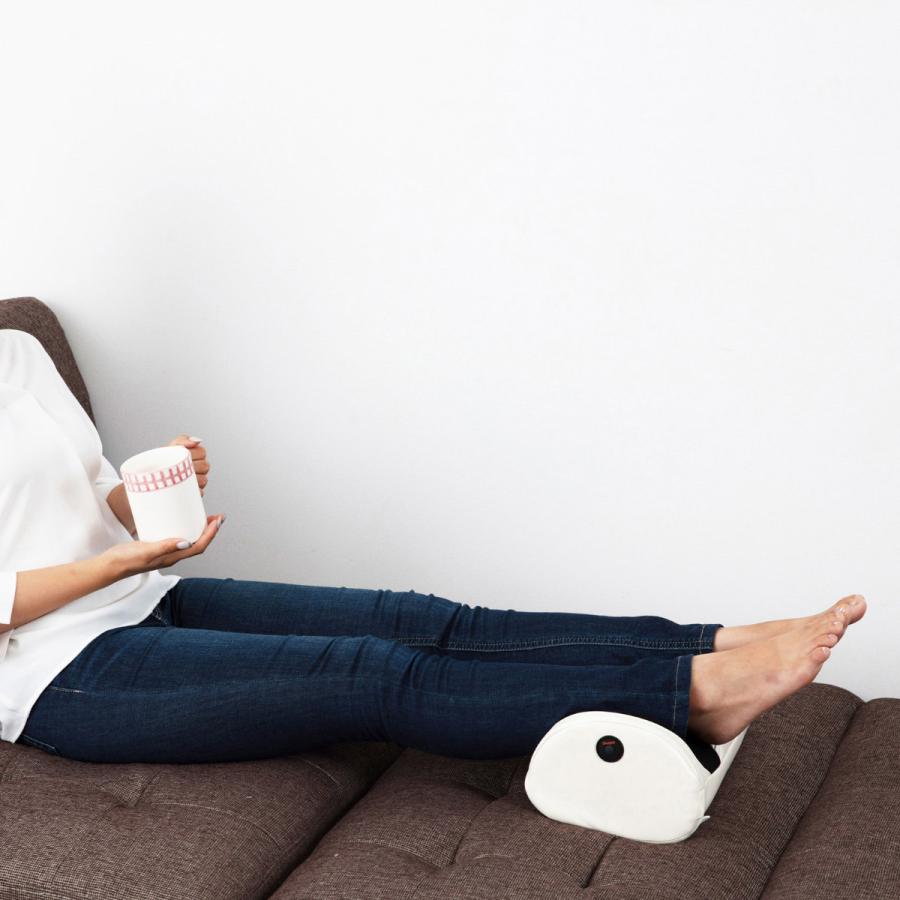 マッサージ 足もーむ ホワイト 足 むくみ 血行 電動 （ マッサージ器 揉みほぐし 足裏 ふくらはぎ 太もも 軽量 美容 健康 PSEマーク認証済 マッサージャー マッサージ機 指圧 解消グッズ ほぐし 簡単操作 プレゼント ） クロシオ マッサージ 足もーむ ホワイト 足 むくみ 血行 電動