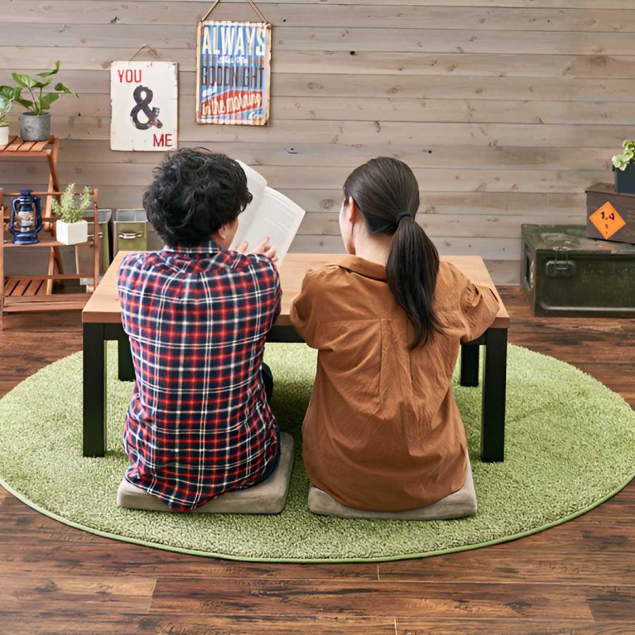 HAGiHARA（萩原） こたつ テーブル おしゃれ 長方形 木目 天板ずれ防止