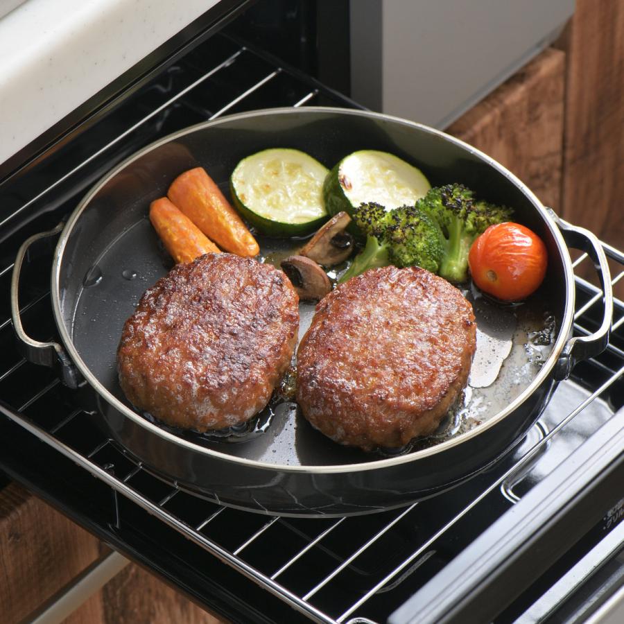 郷技 グリルパン 20cm 鉄製 魚焼きグリル 日本製 （ IH対応 ガス火対応