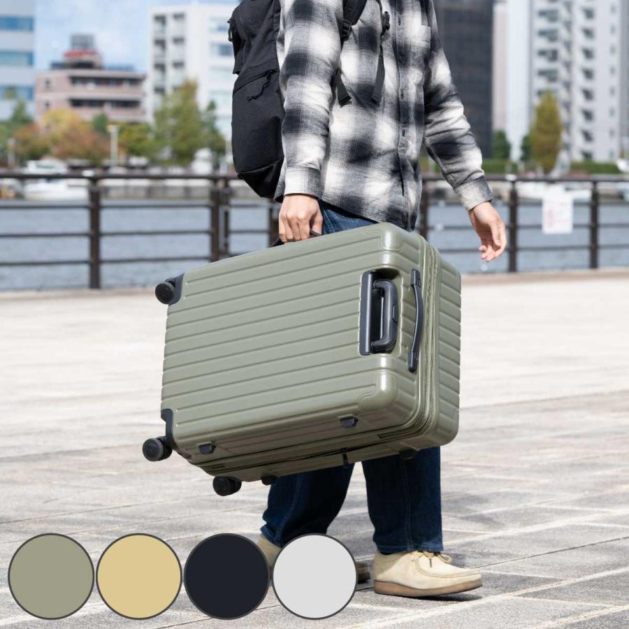 スーツケース 61L TSAロックWFタイプ Mサイズ キャプテンスタッグ （ CAPTAIN STAG トラベル 旅行 キャリーバッグ トラベルハードケース ダブルファスナー TSAロック 超軽量 出張 ） CAPTAIN STAG（キャプテンスタッグ） スーツケース 61L TSAロックWF