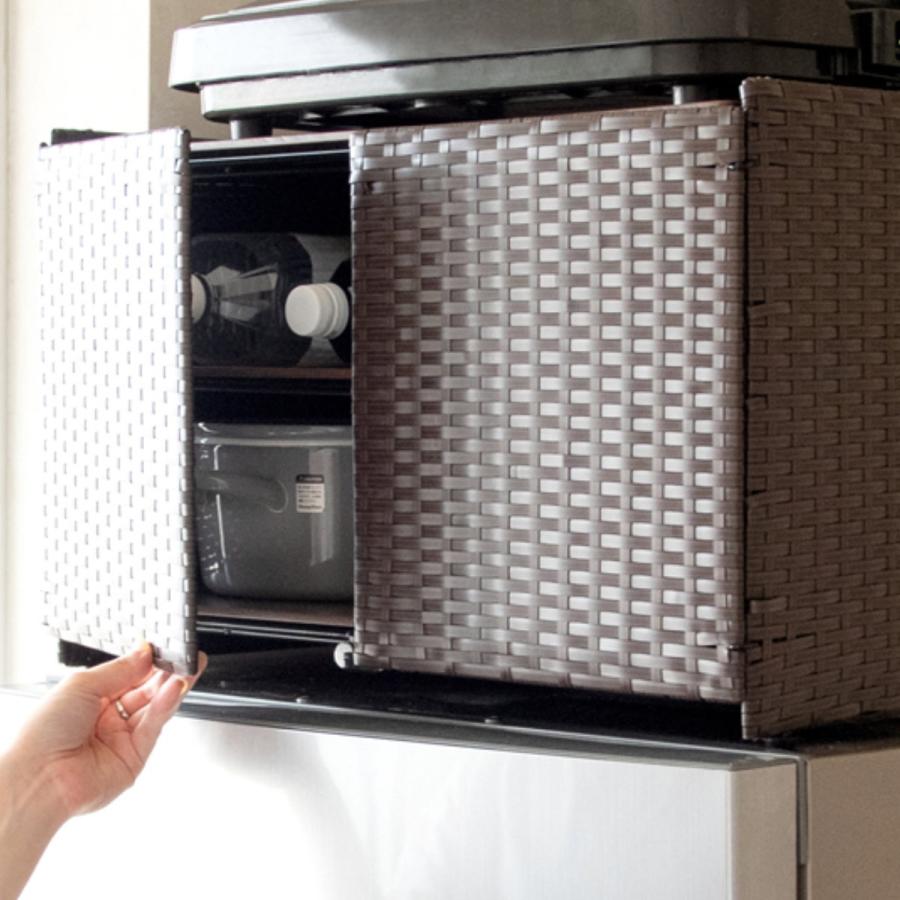 冷蔵庫上ラック Rifero リフェロ （ キッチンラック 冷蔵庫収納 冷蔵庫