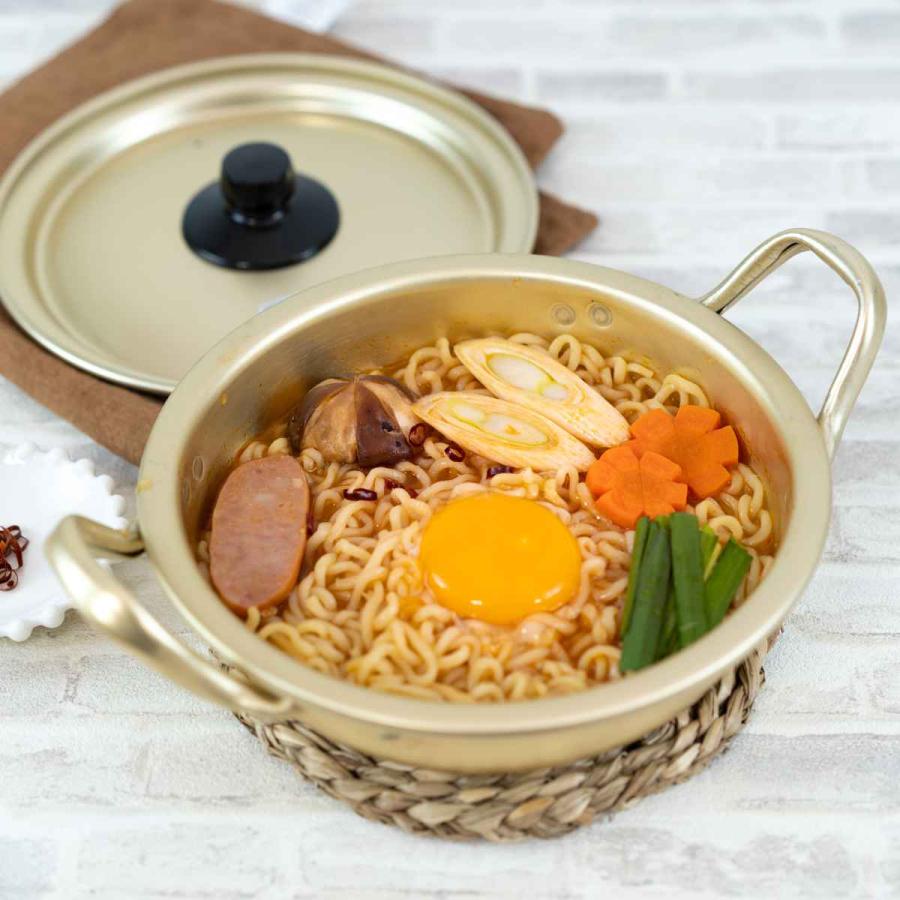 和平フレイズ ラーメン鍋 18cm 浅型 アルミ製 味覚探訪 韓国編 両手鍋