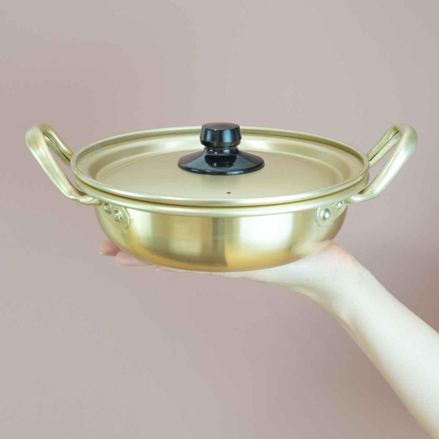 和平フレイズ ラーメン鍋 18cm 浅型 アルミ製 味覚探訪 韓国編 両手鍋