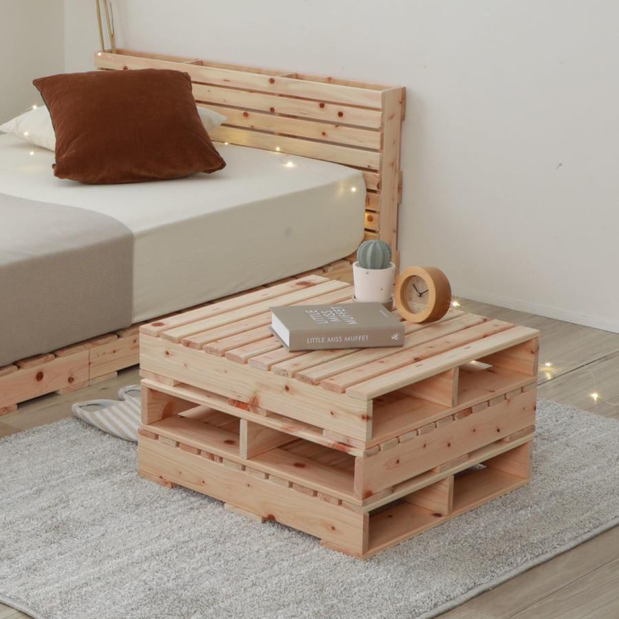 繊細すのこ パレットベッド ハーフパレット 4枚入り 国産ひのき すのこ