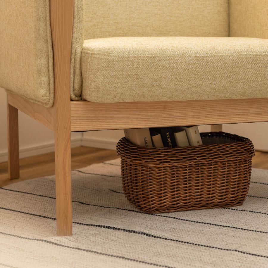 東谷 ソファ 1人掛け 幅81cm ウェーデ （ 木製フレーム 天然木