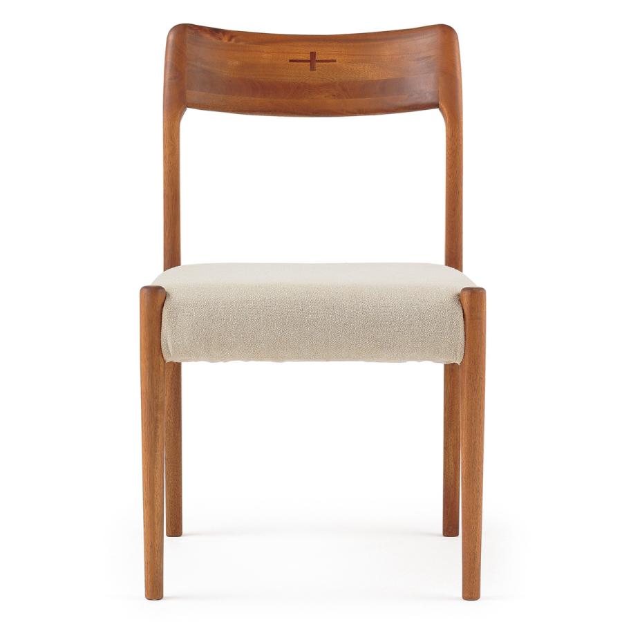 朝日木材加工 ダイニングチェア 同色2脚セット 座面高42.5cm EDDA