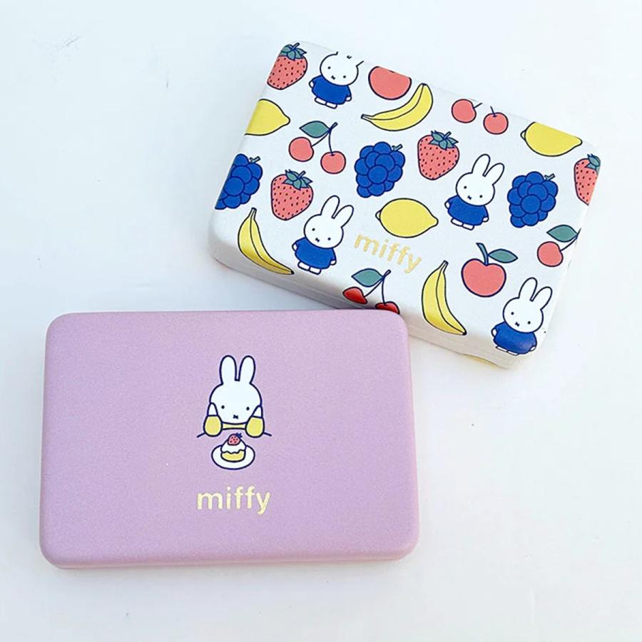 アクセサリーケース 持ち運び ミッフィー DB キャリングコンパクトミラーケース フルーツ （ アクセサリー収納 miffy ジュエリー ケース ミラー かわいい ）｜interior-palette｜10