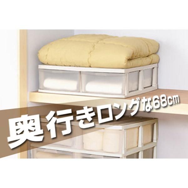 押入れ収納ケース ロングストッカー ふとん台 プラスチック 引き出し ベッド下収納 インテリアパレットヤフー店 通販 Yahoo ショッピング