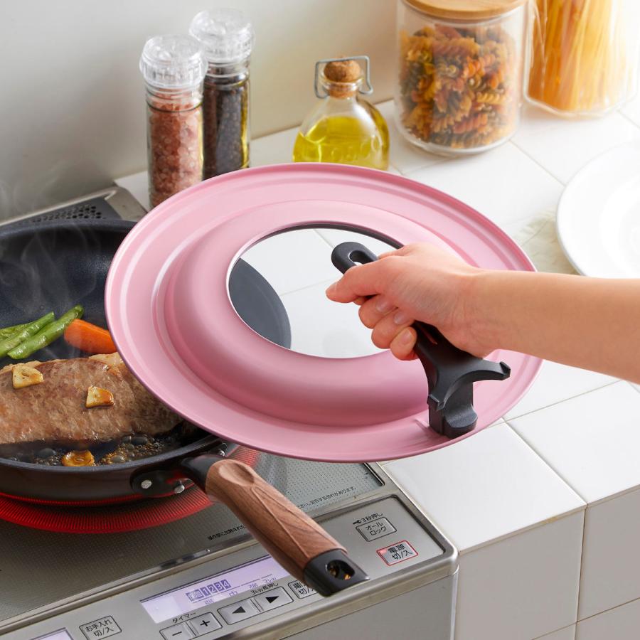 竹原製缶 フライパン 蓋 L 24〜28cm リグランテ スタンドパンカバー