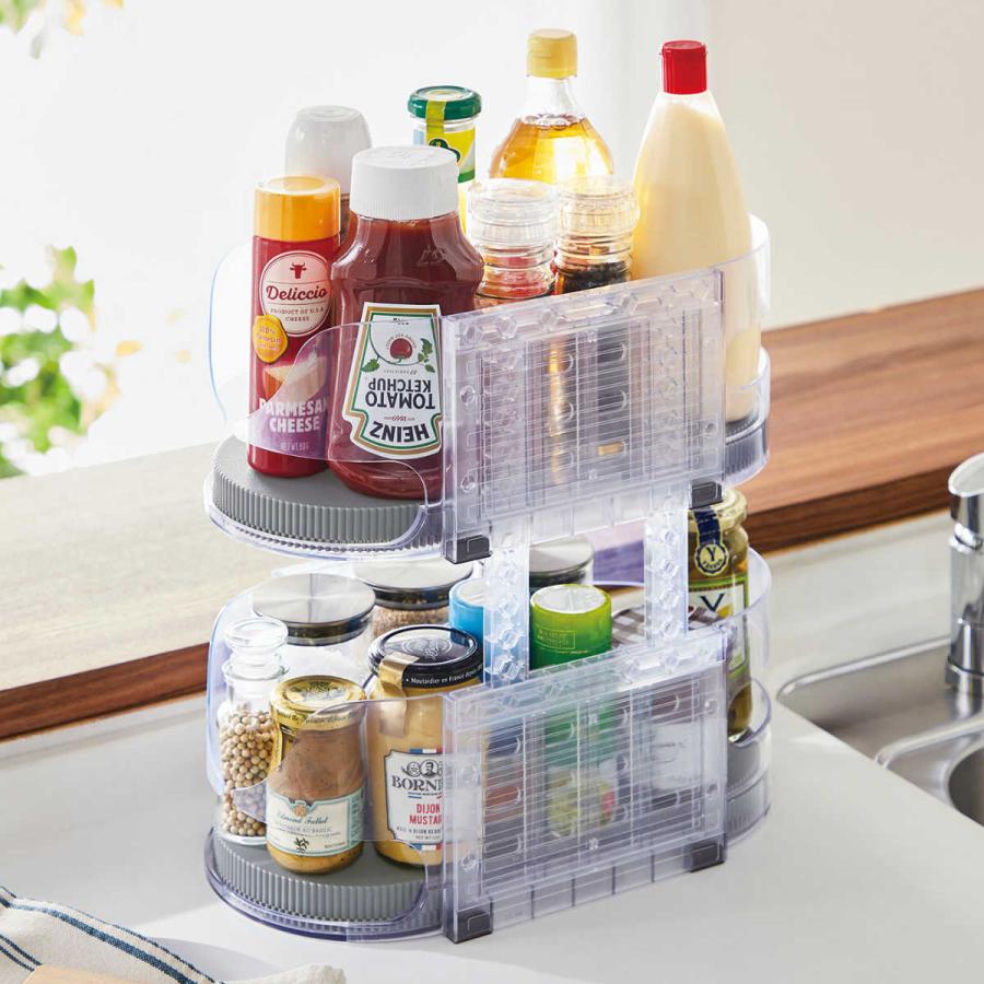 COGIT（コジット） 冷蔵庫収納 省スペース調味料ラック マワリーナ DX