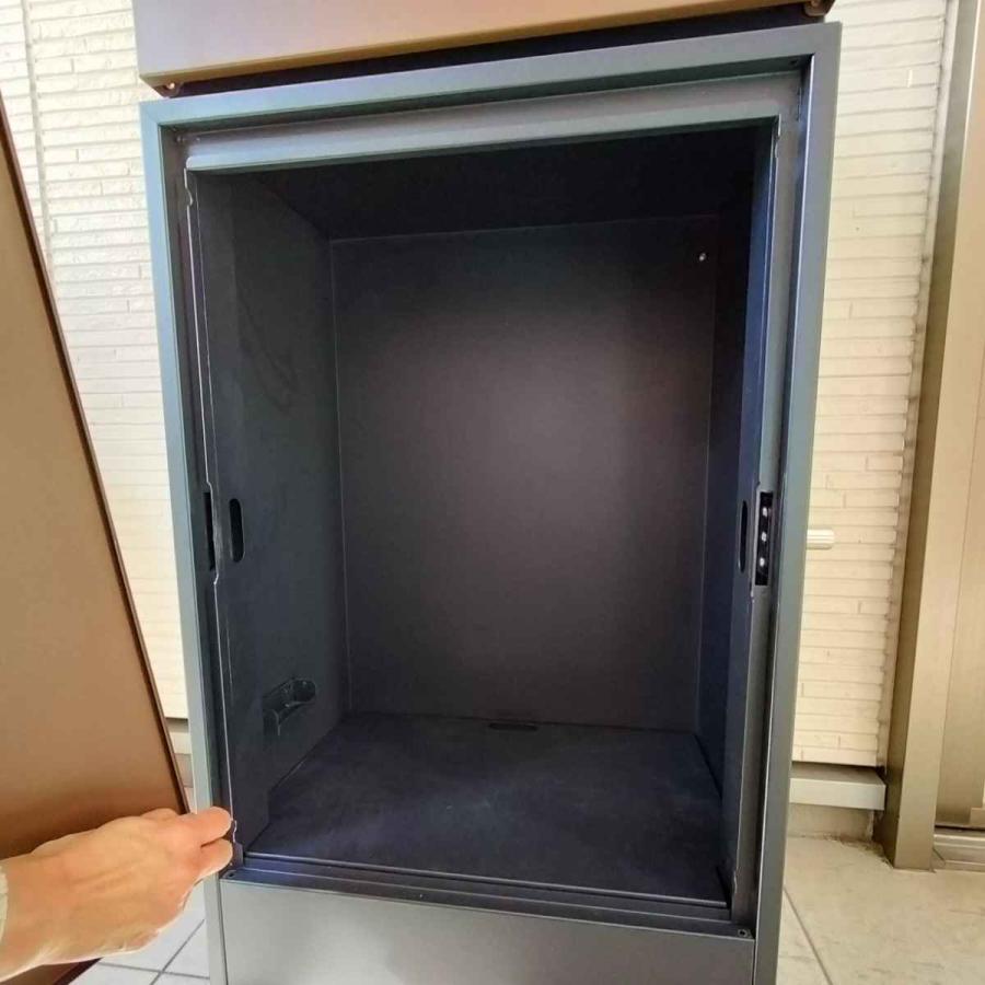 宅配ボックス リシムフロント 大容量 一戸建て用 （ 郵便ポスト 2段 宅配BOX 戸建 屋外 ポスト メール便 宅配便 ポスト一体型 ）｜interior-palette｜12