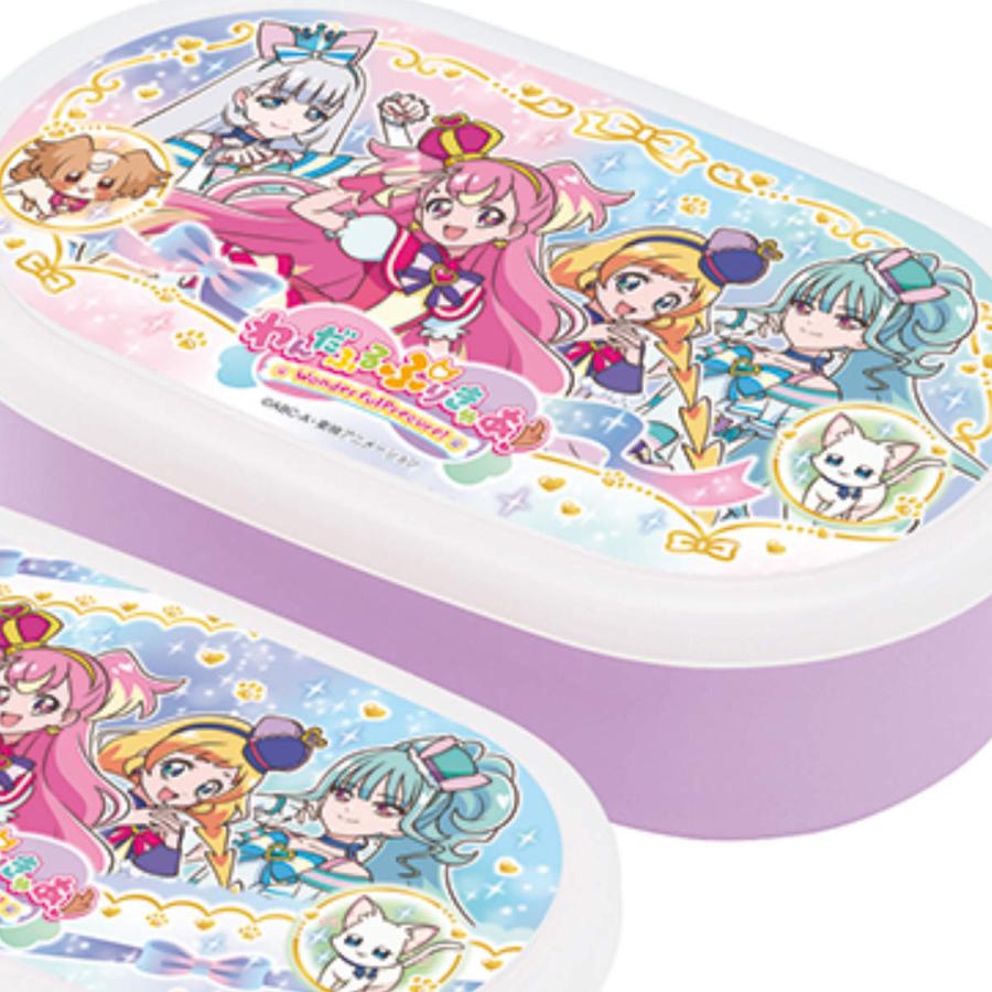 シール容器 2個入り わんだふるぷりきゅあ！ （ プリキュア お弁当箱 食洗機対応 レンジ対応 保存容器 子供 ）｜interior-palette｜02