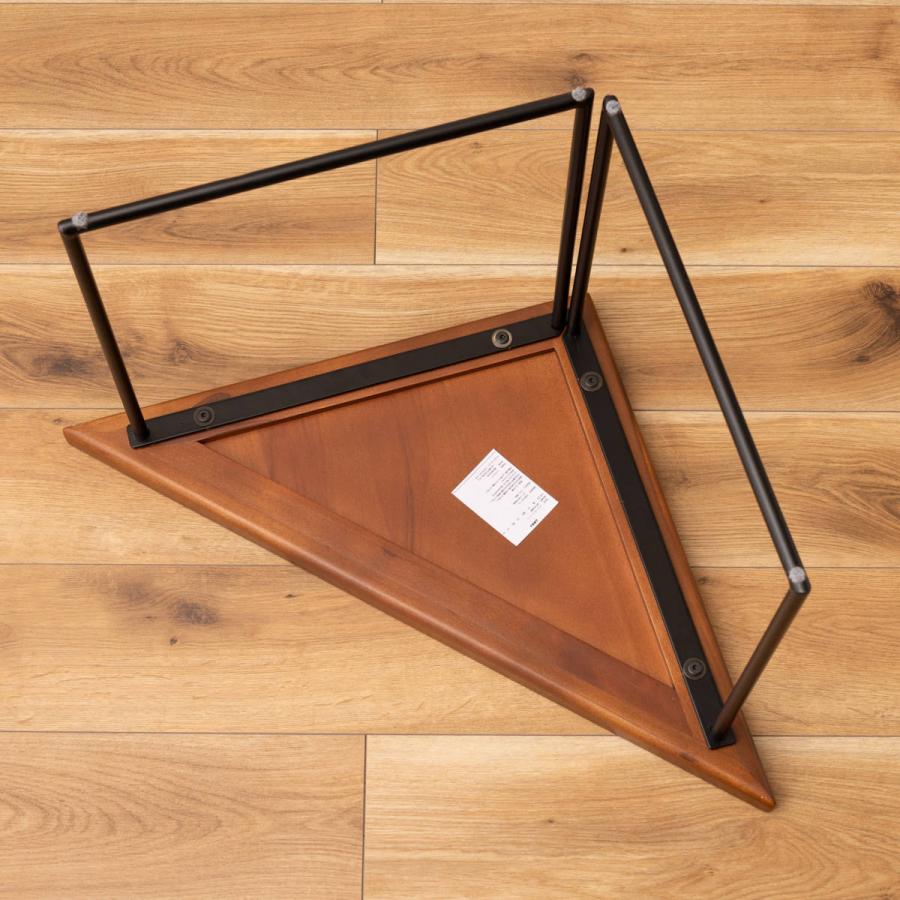 東谷 ミニテーブル コーナー Lサイズ 幅50cm （ 三角 トライアングル