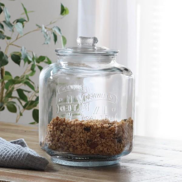 保存容器 5l ガラス製 ガラスクッキージャー ガラス保存瓶 保存瓶 米びつ おすすめ インテリアパレットヤフー店 通販 Yahoo ショッピング