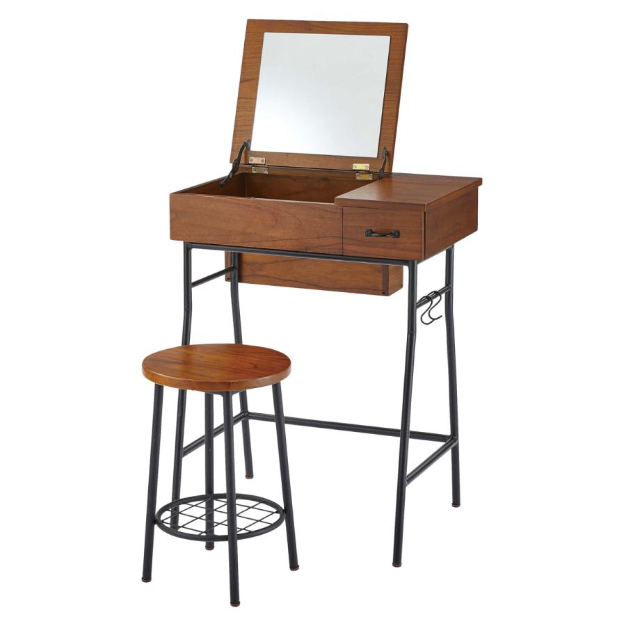 ドレッサー＆スツール 楽天市場】三面鏡 ドレッサー スツールセット カントリー調