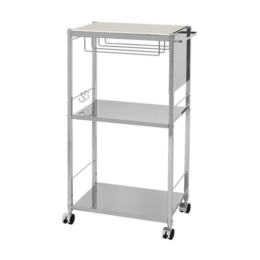 キッチンワゴン 人工大理石天板キッチン作業台 幅48cm （ キャスター