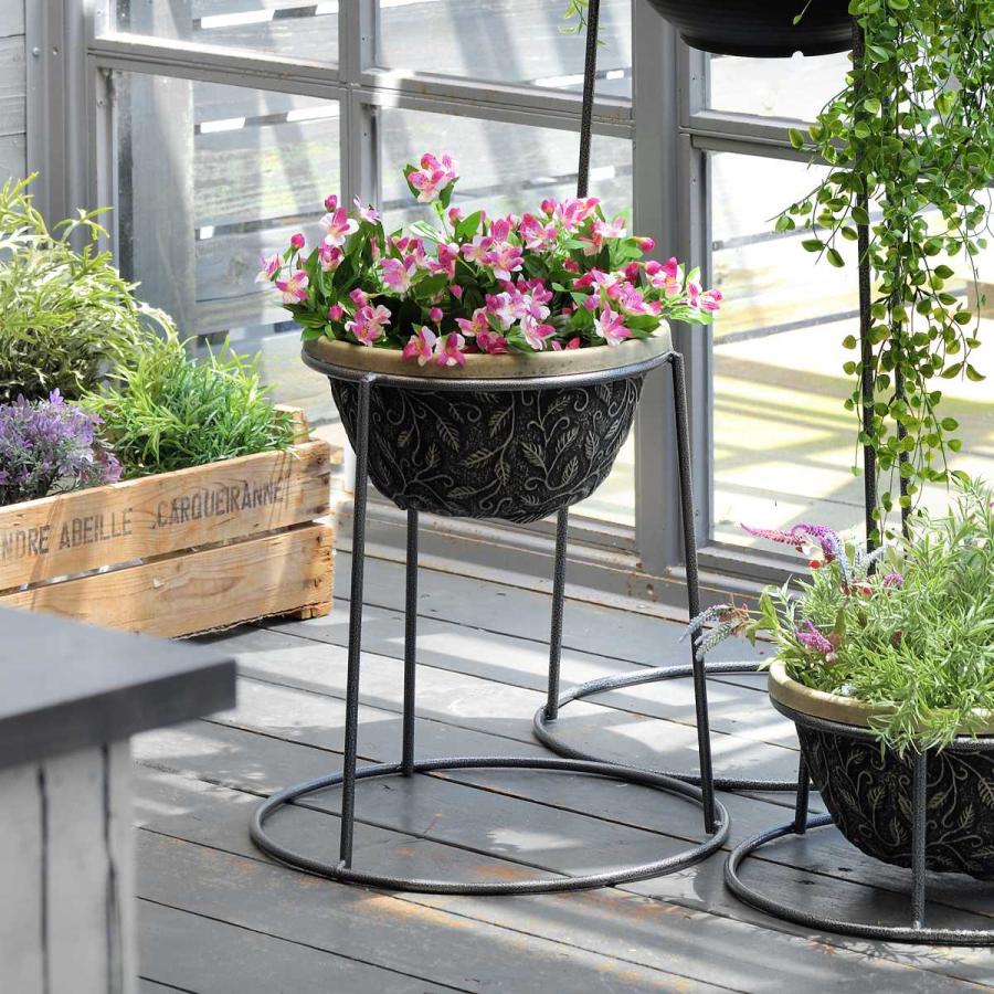 プランタースタンド ハンマートンボールプランター 高さ40cm