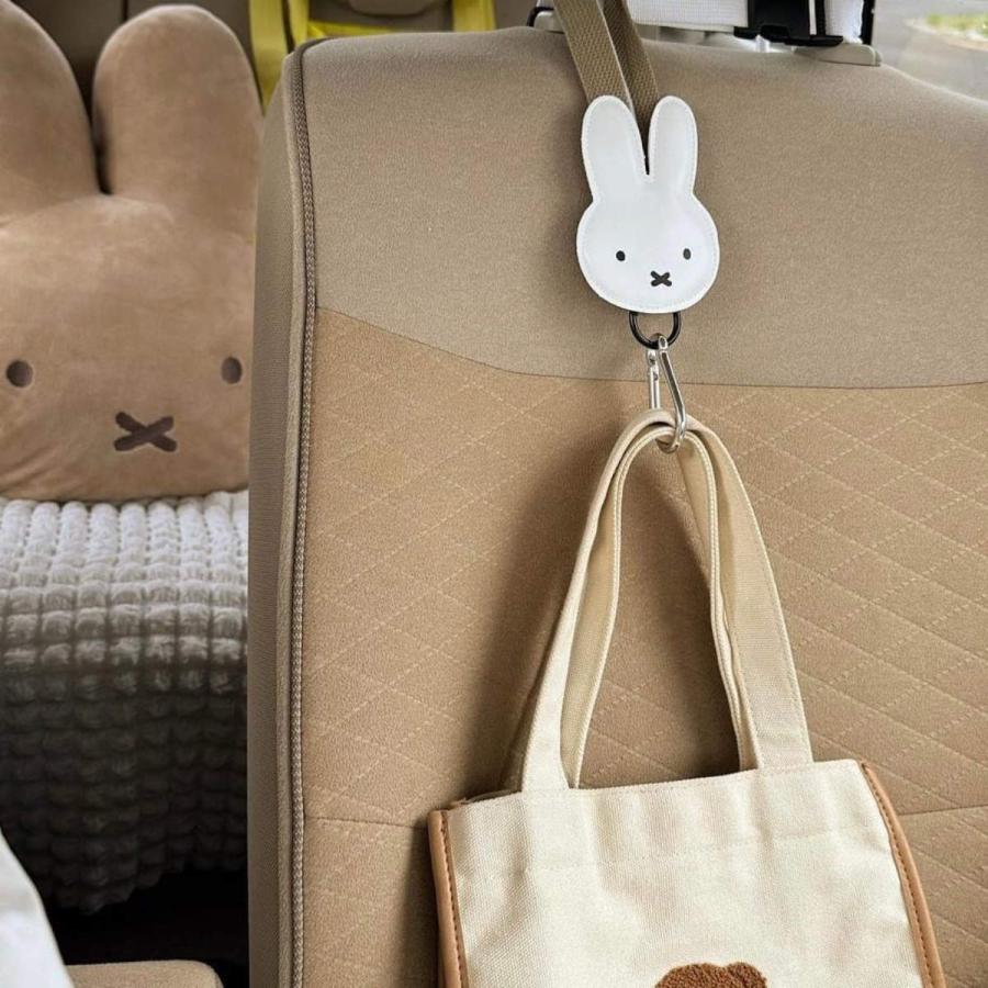 フック 荷物掛け ミッフィー カーシートフック カー用品 （ miffy カーフック ヘッドレスト 引っ掛け 収納 荷物 車 車用 キャラクター ）｜interior-palette｜06