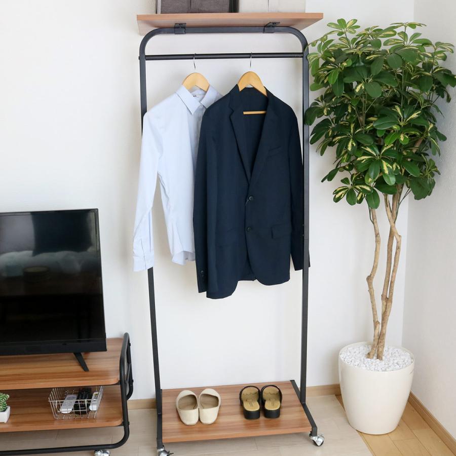 ハンガーラック キャスター付 Sled 幅60cm （ コートハンガー ポール