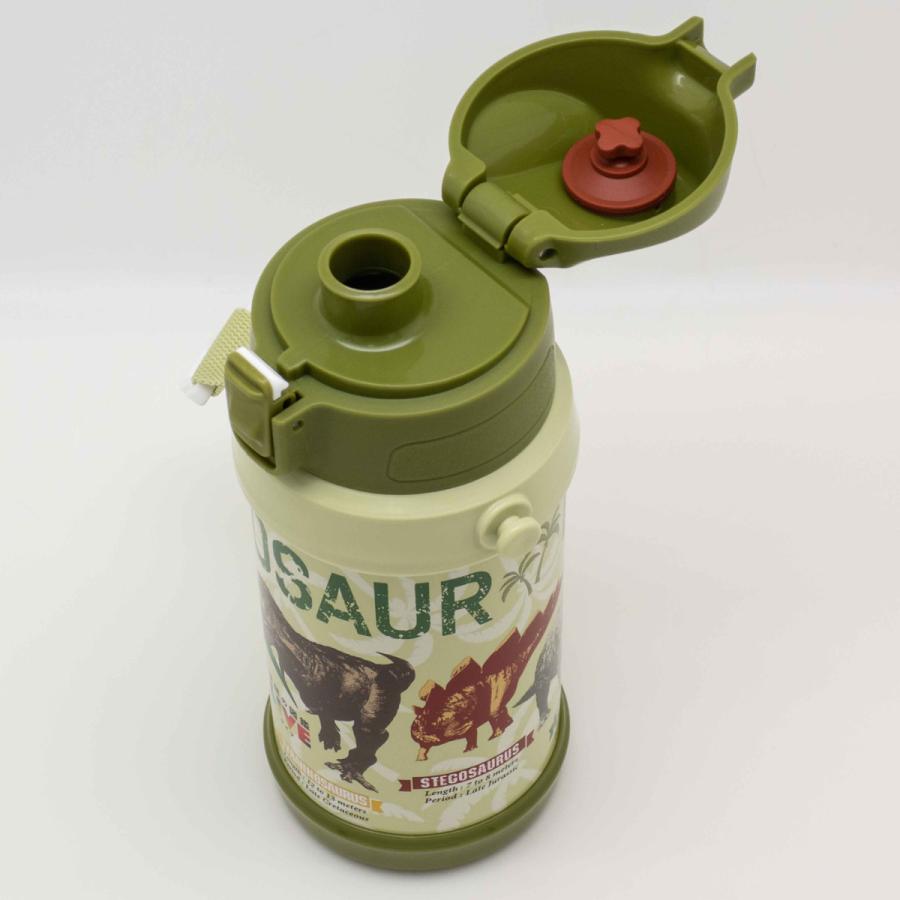 水筒 600ml ダイレクトステンレスボトル 学研の図鑑LIVE （ 恐竜 直飲み 保冷専用 ステンレスボトル ダイレクトボトル ワンタッチ ...
