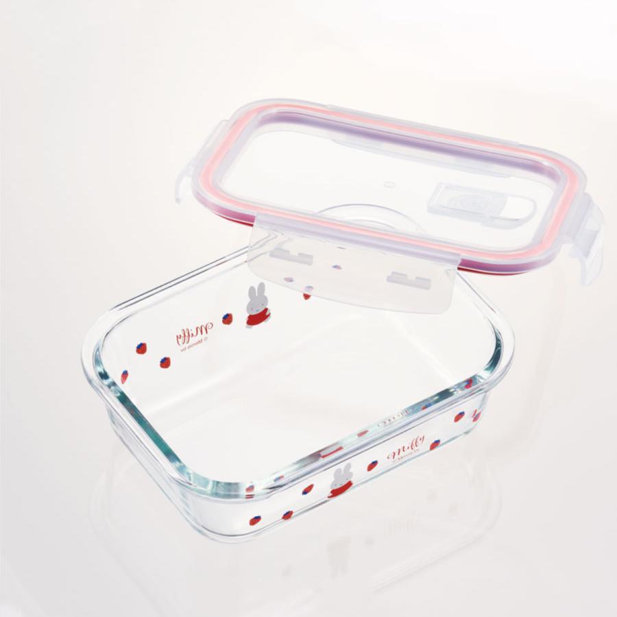 スケーター 保存容器 650ml ガラス保存容器 M ミッフィー （ ガラス