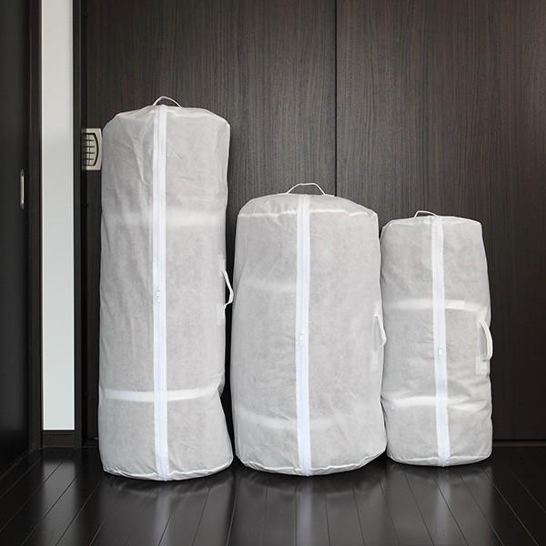 収納袋 布団 敷き布団 収納ケース 円筒型 当店オリジナル商品 押入れ収納 収納 ふとん 敷きふとん ふとん収納袋 立てられる 布団収納袋 インテリアパレットヤフー店 通販 Yahoo ショッピング