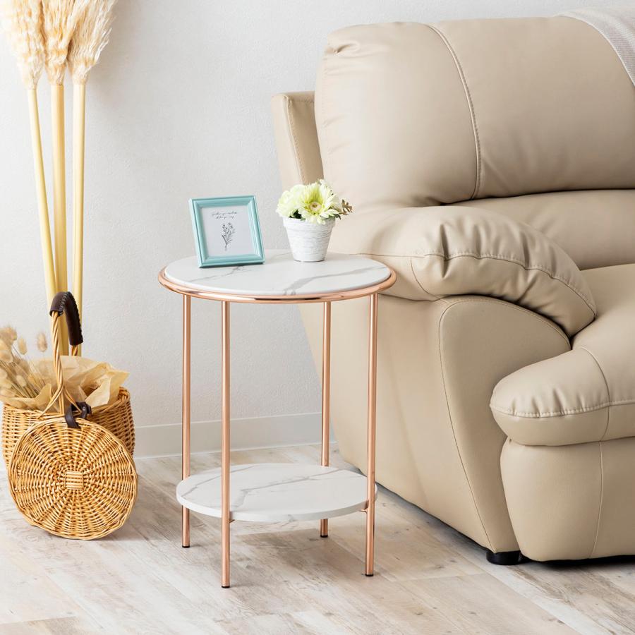 aimoha 大理石風ミニ円形サイドテーブル aimoha 大理石風ミニ円形サイドテーブル aimoha 大理石風ミニ