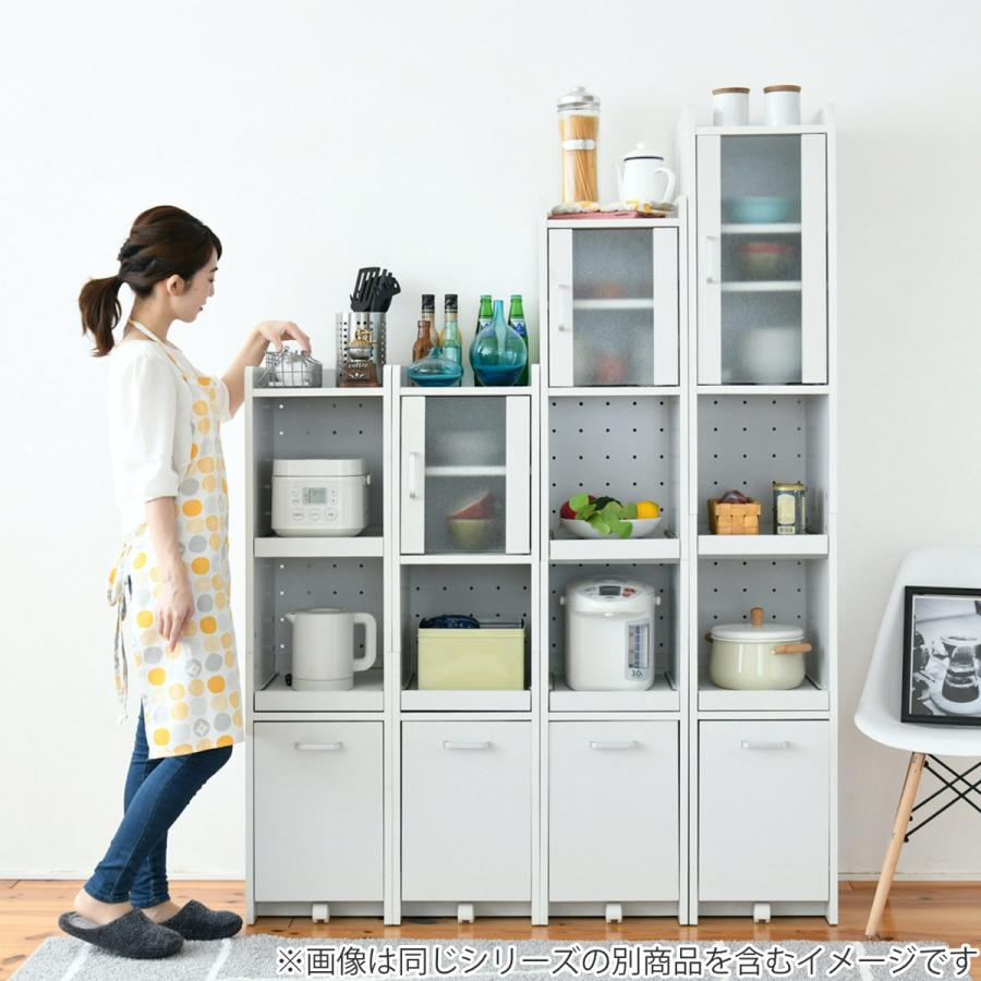 キッチンラック 食器棚 ストッカー付 すき間収納 高さ120cm キッチンラック 食器棚 ストッカー付 すき間収納 高さ120cm