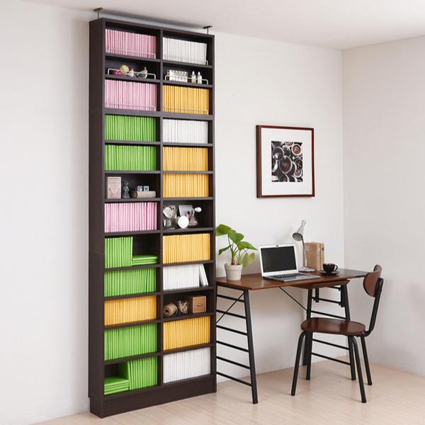 ホワイト本棚 / bookshelf ニトリ [幅76.5cm]本棚セット(サラ1077WH/ガラス扉2) 【送料無料・玄関