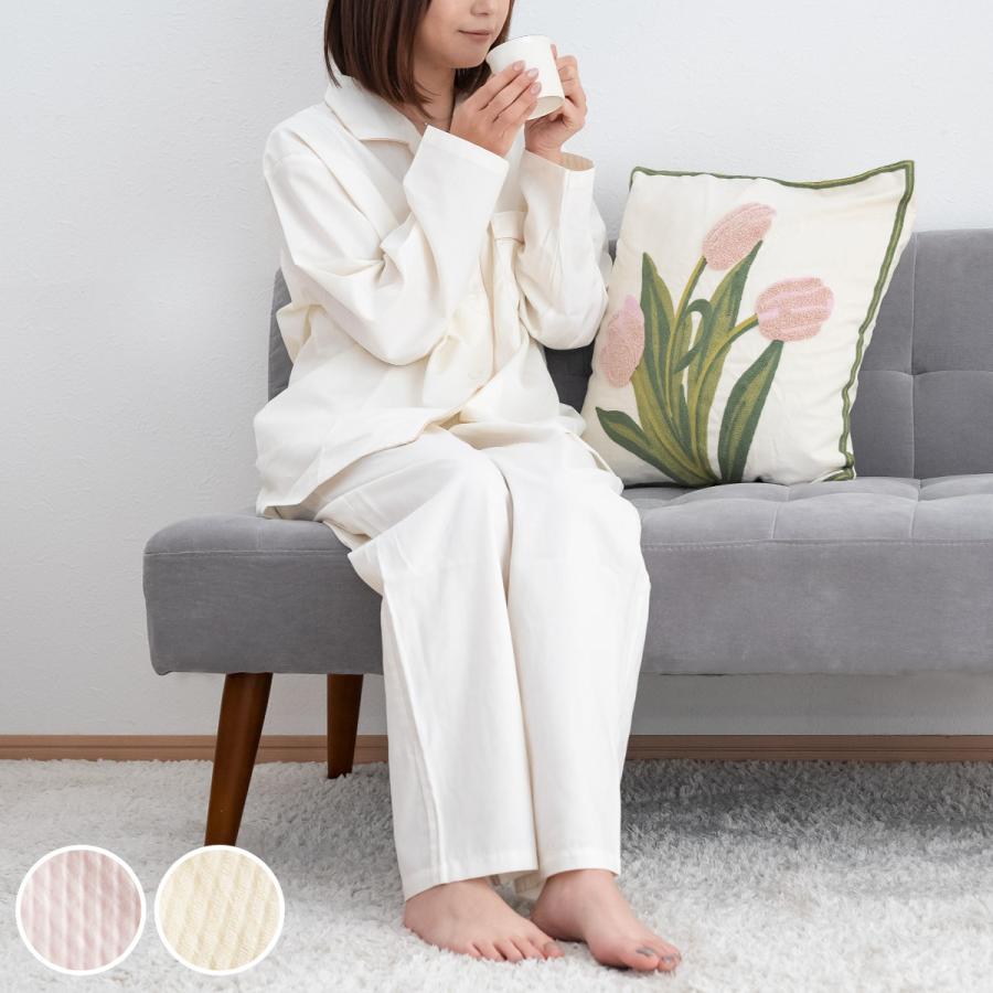JK-PLAN パジャマ Mサイズ 播州織 前開き 日本製 ( レディース JK-PLAN パジャマ Mサイズ 播州織 前開き 日本製 ( レディース