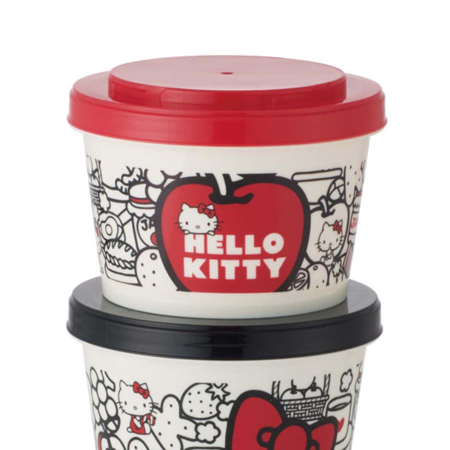 スケーター 保存容器 240ml 薄肉保存容器 3個セット ハローキティ KT