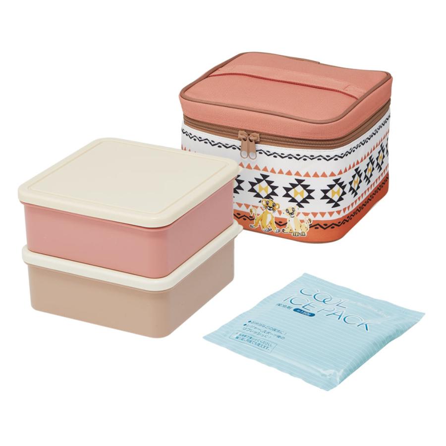 スケーター お重 2段 940ml 保冷バッグ付行楽ランチセット ライオン