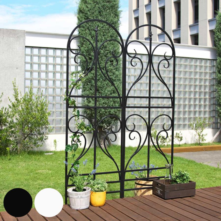 フェンス アイアントレリス フィニアル 高さ183cm 4枚組 （ アイアン