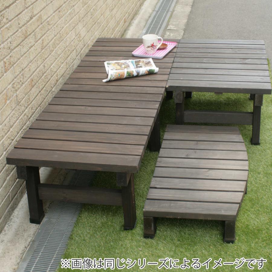 デッキ縁台 180×58 ステップセット ウッドデッキ （ ガーデンデッキ