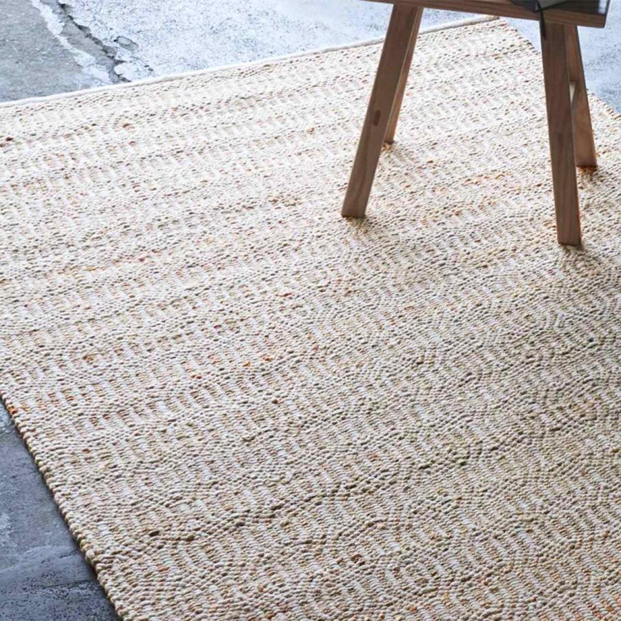 ラグ ジュートラグ 140×200cm ホットカーペット対応 （ ラグマット