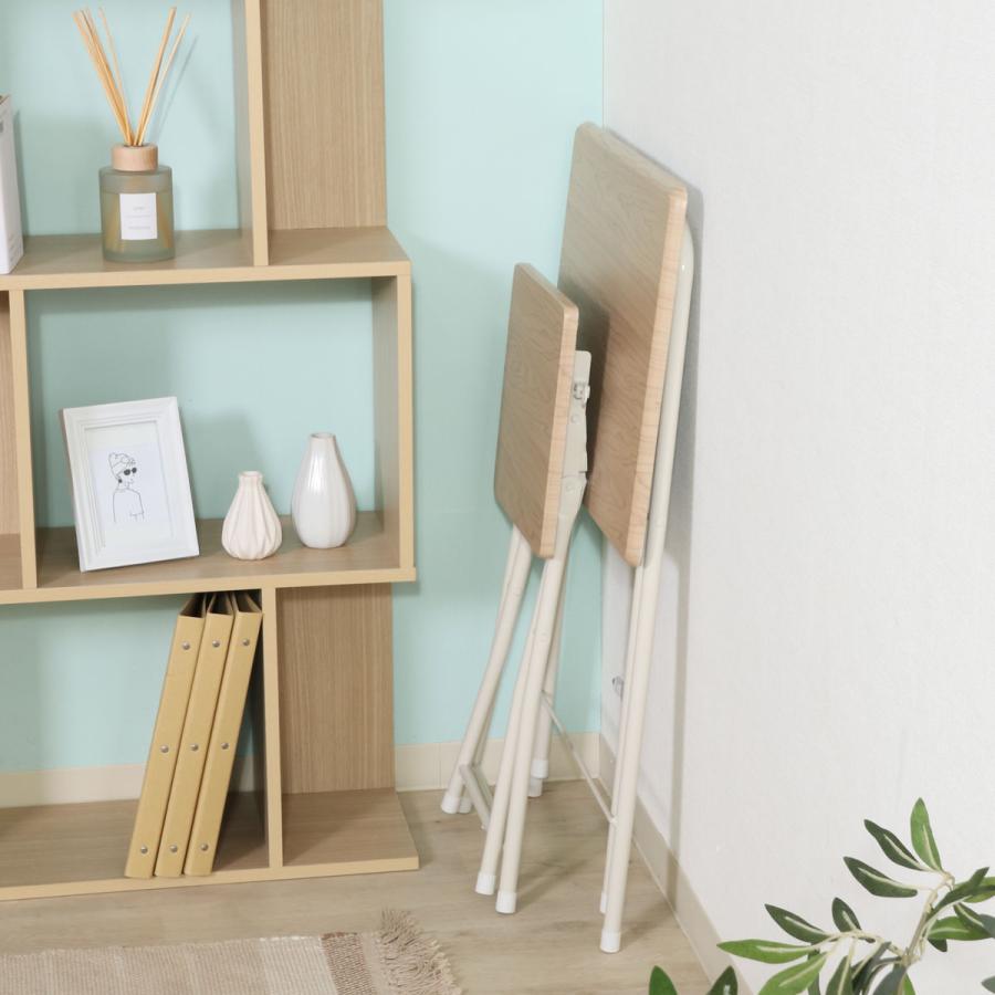 不二貿易（Fuji Boeki） ワークデスク 折りたたみ テーブルチェア