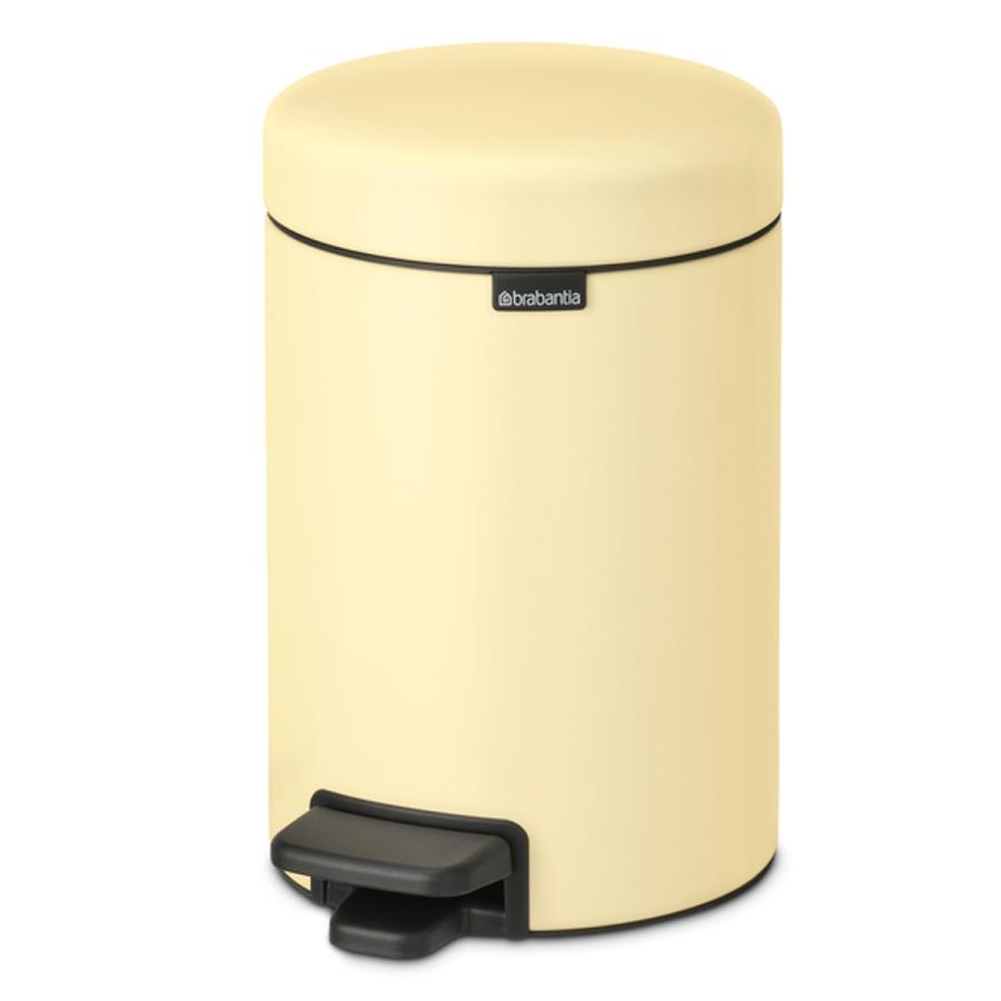 ブラバンシアゴミ箱　イエロー brabantia（ブラバンシア） ゴミ箱 3L ペダル式 ペダルビン （ ごみ箱