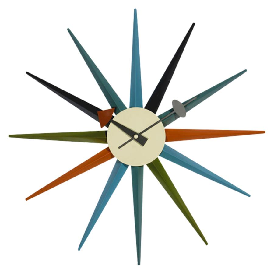 掛け時計 サンバースト ジョージ・ネルソン リプロダクト 直径47cm