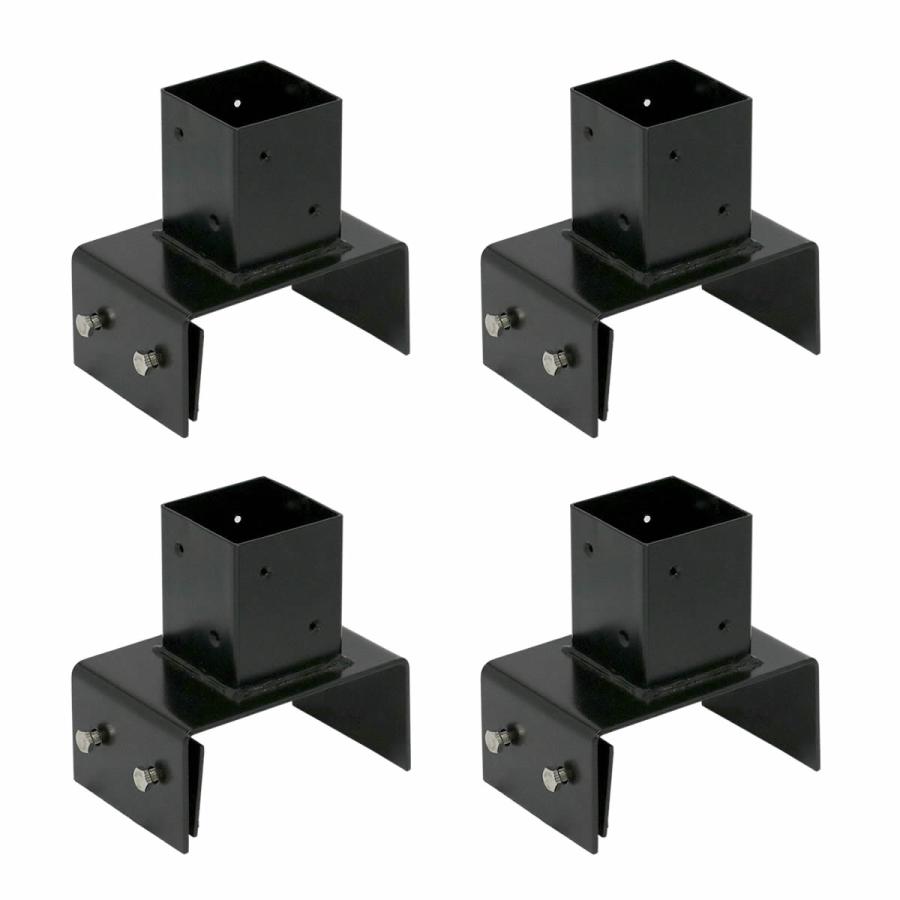 ブロック用 支柱用 15cm ラティス フェンス用 4個 （ 部品 金具 固定 固定用 パーツ ラティス用 フェンス ブロック 取り付け 【超硬チップ】 ）
