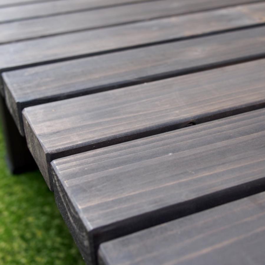 ユニット縁台ベンチ hiyori 幅154.5 奥行55 （ ガーデンデッキ ベンチ