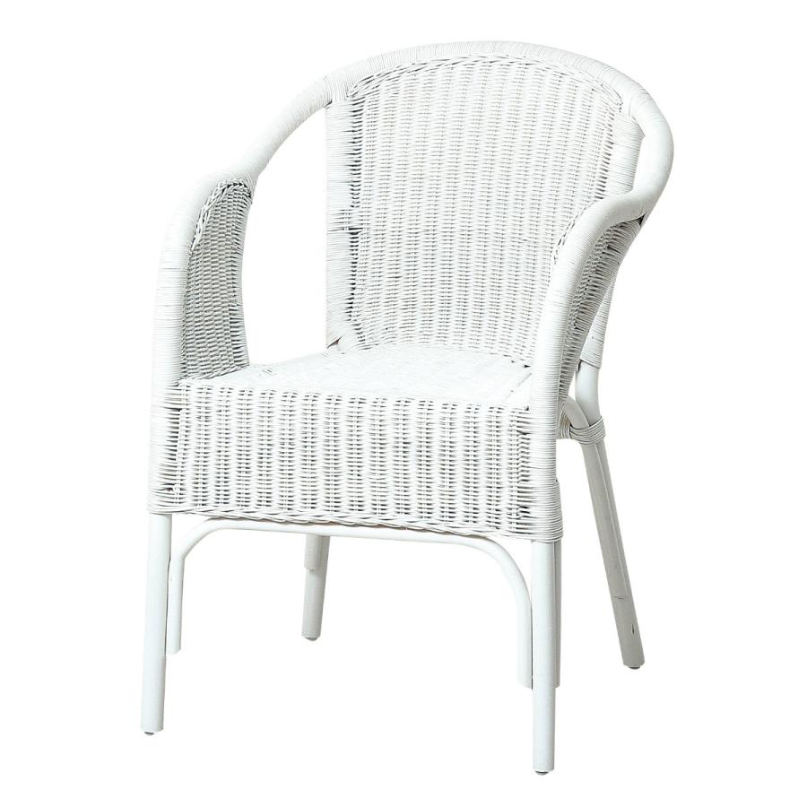 ラタン スタッキングチェア 1脚 クロシオ ラタン スタッキングチェア 座面高45.5cm 完成品 （ ラタン