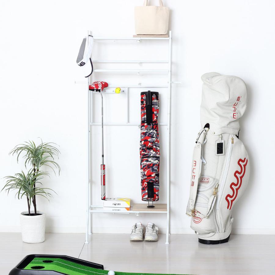 KUROSHIO クロシオ 【22858】 スポーツ用品ラック ホワイト 【北海道、沖縄、離島配達不可】 クロシオ スポーツ用品 収納 伸縮可能 ラック 幅40-60cm （ 棚 伸縮