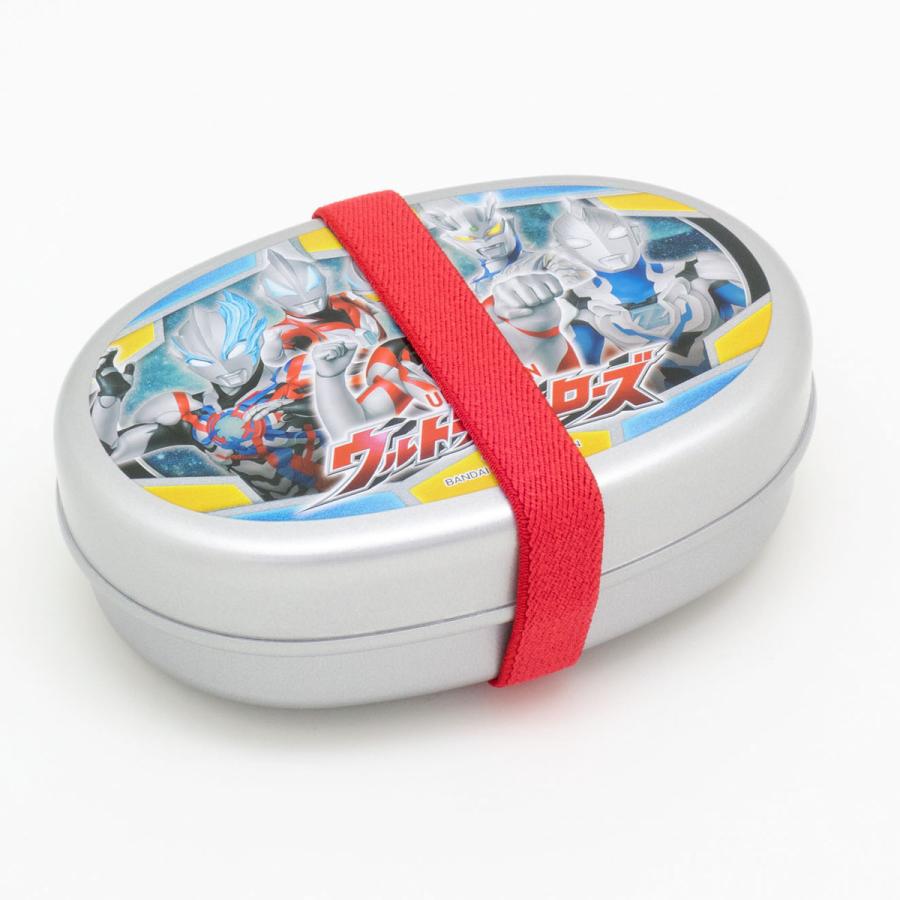 OSK 弁当箱 ウルトラヒーローズ アルミ子供弁当箱M 仕切付