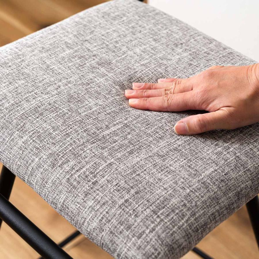 東谷 ダイニングチェア 回転式 座面高44.5cm （ デスクチェア スチール