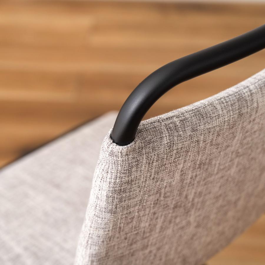 東谷 ダイニングチェア 回転式 座面高44.5cm （ デスクチェア スチール