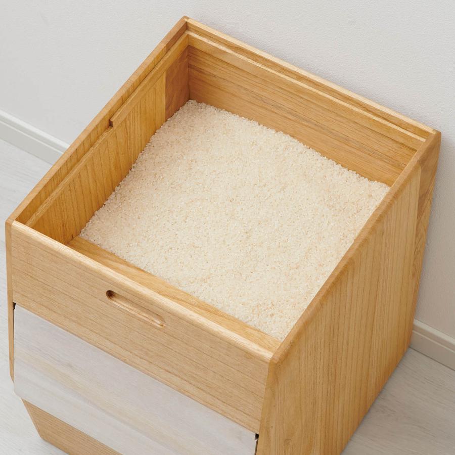 OSMAC 米びつ 30kg KIRISAI 桐のこめ櫃 （ 桐 天然木 日本製 調湿 一合