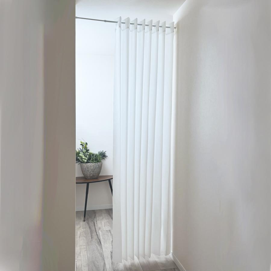 アコーディオンカーテン 無地柄 フリーカット 150×250cm （ 間仕切り