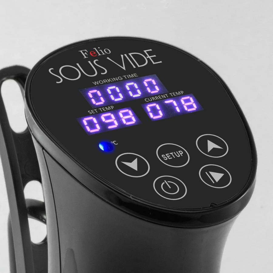 低温調理器 Felio コンパクト レシピ付き Sous vide cooking