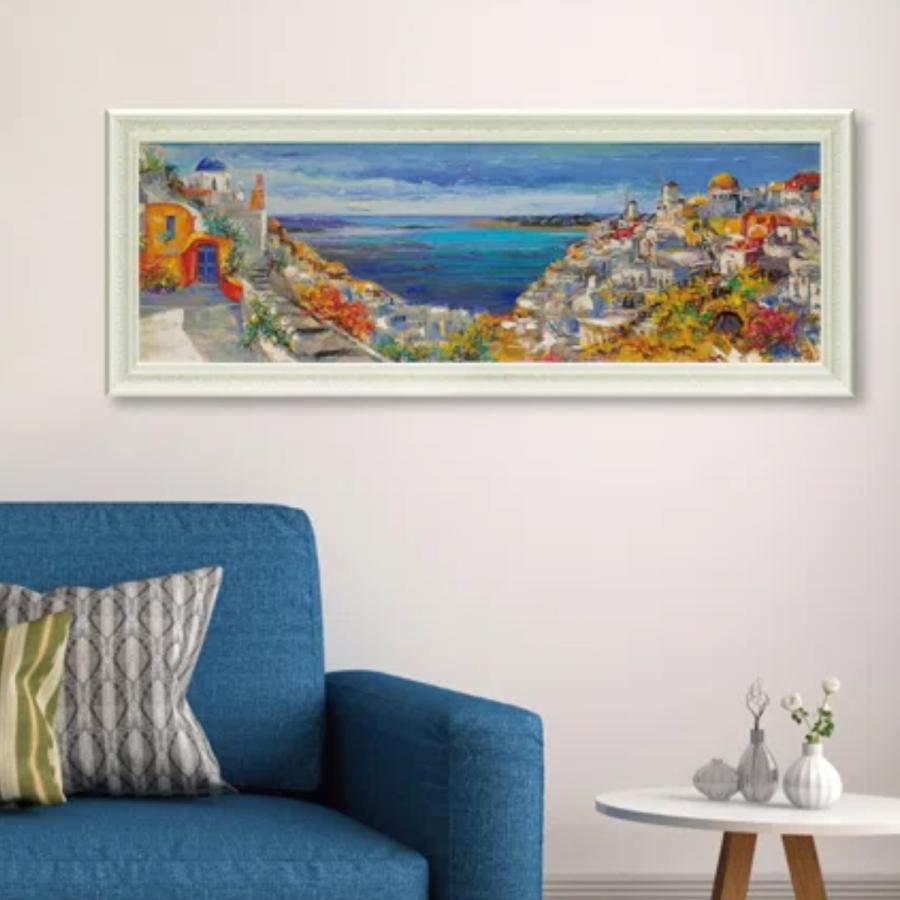 ルイージ フローリオ「サントリーニ」 （ 絵画 絵 アート インテリア