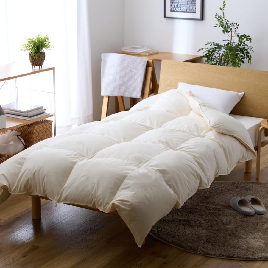 羽毛掛けふとん　カナダ産　　ホワイトグ-ス90%　ダブルサイズ 羽毛掛けふとん カナダ産 ホワイトグ-ス90% ダブルサイズ